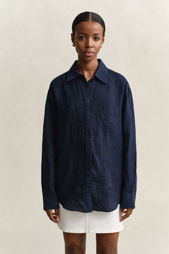 Relaxed Fit Linen Shirt