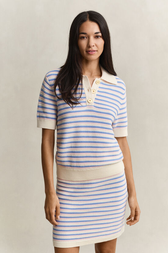 Multistriped Textured Top