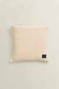 Waffle Textured Cotton Cushion