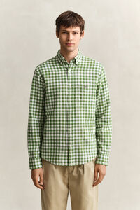 Gingham Linen Blend Shirt