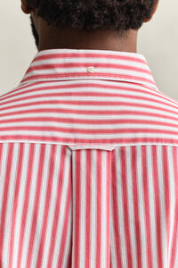 Striped Classic Poplin Short Sleeve Shirt