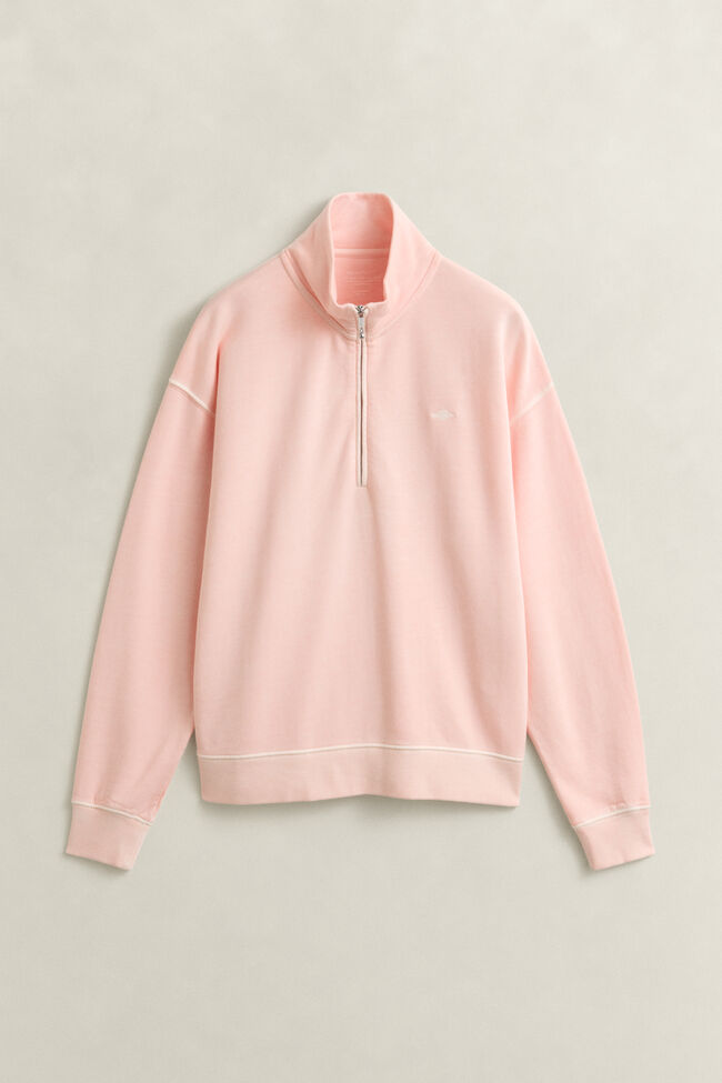 Washed Shield Half-Zip Sweatshirt