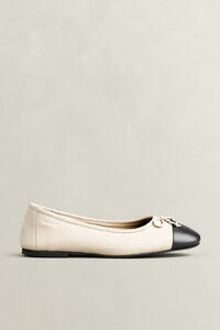 Chadii Leather Ballet Flats