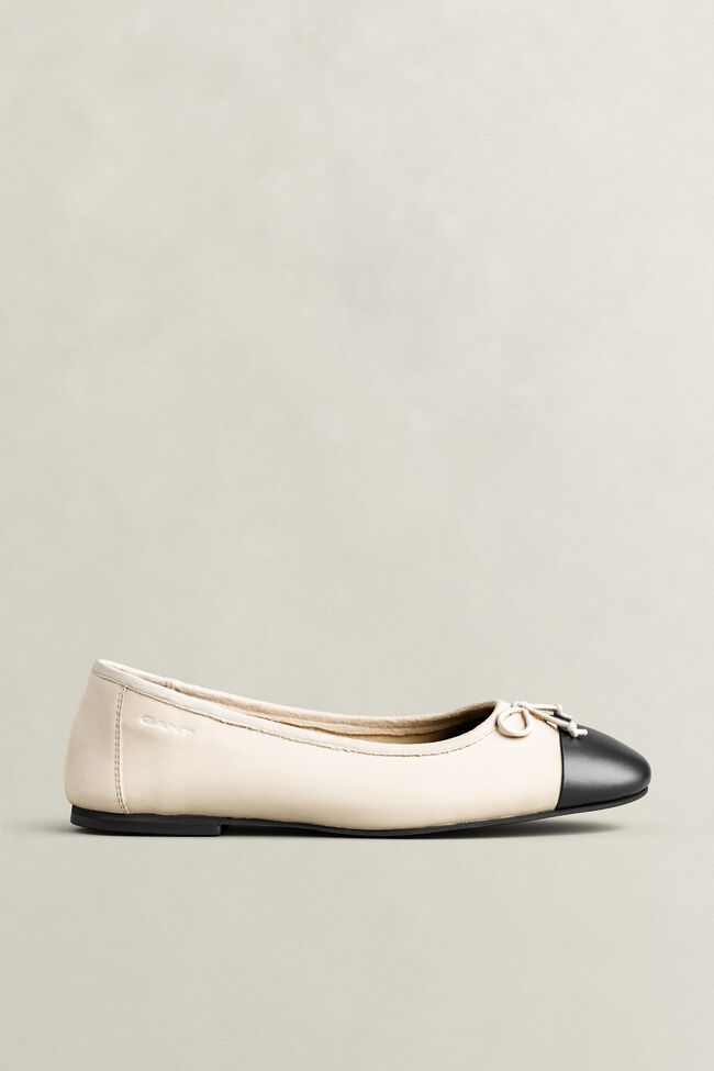 Chadii Leather Ballet Flats