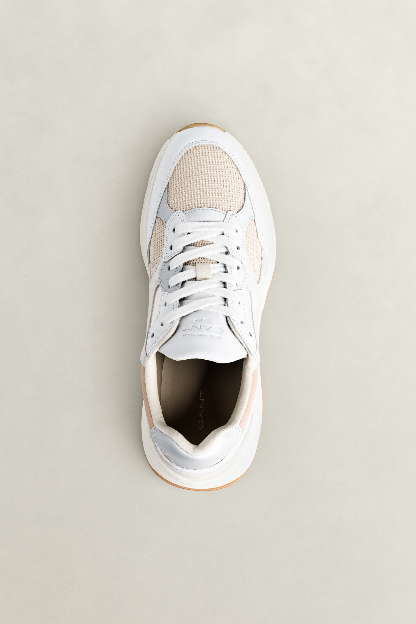 Newile Leather Nylon Sneakers