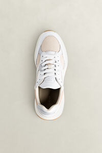 Newile Leather Nylon Sneakers