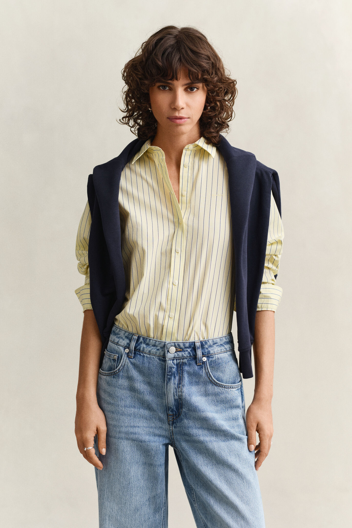 Regular Fit Classic Striped Poplin Shirt