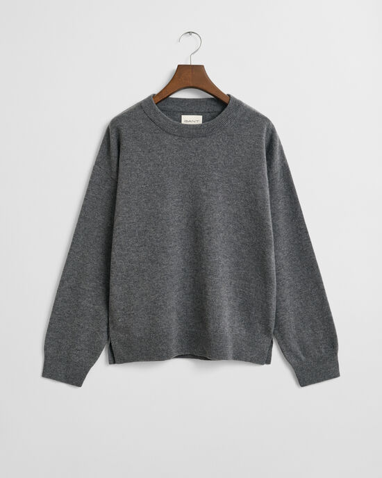 Superfine Lambswool Crew Neck Sweater