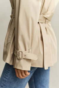 Lightweight Short Trench Coat