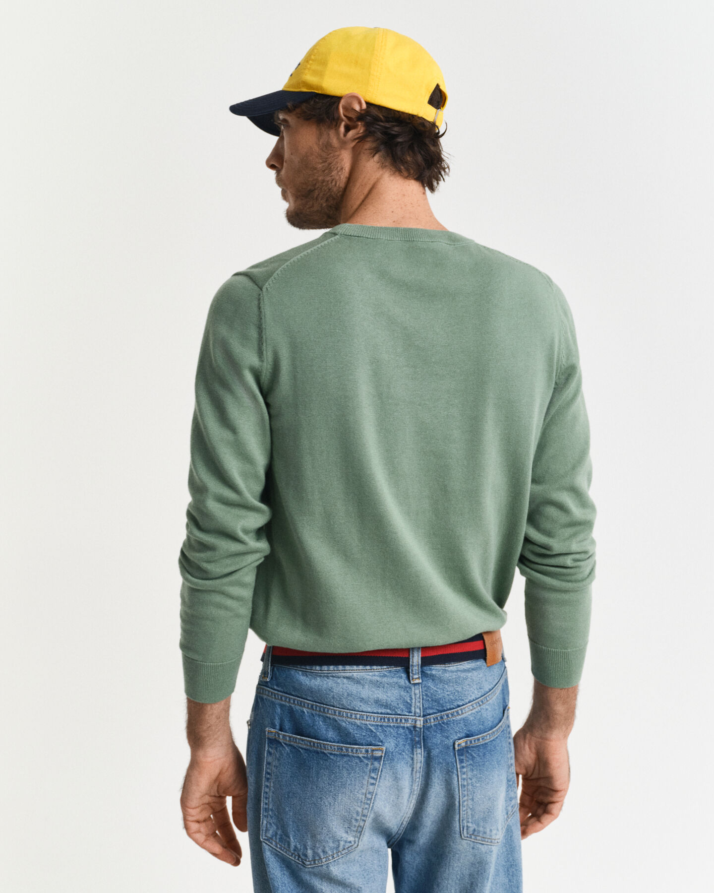 Classic Cotton Crew Neck Sweater