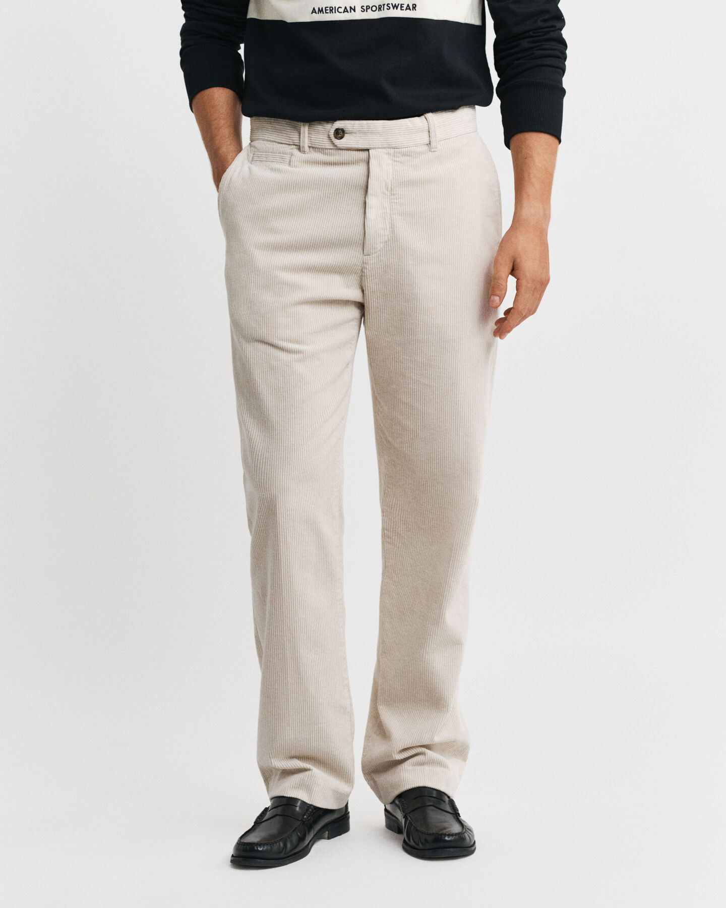 Straight Fit Corduroy Pants
