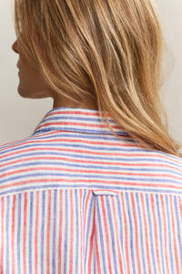 Regular Fit Striped Linen Shirt