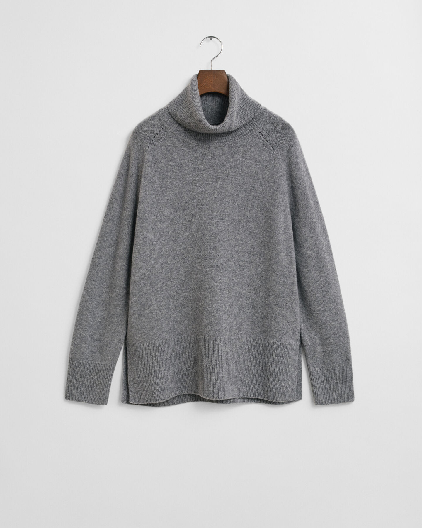 Soft Wool Cashmere Blend Turtleneck Sweater
