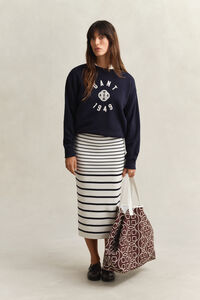 Graphic Crew Neck Sweatshirt