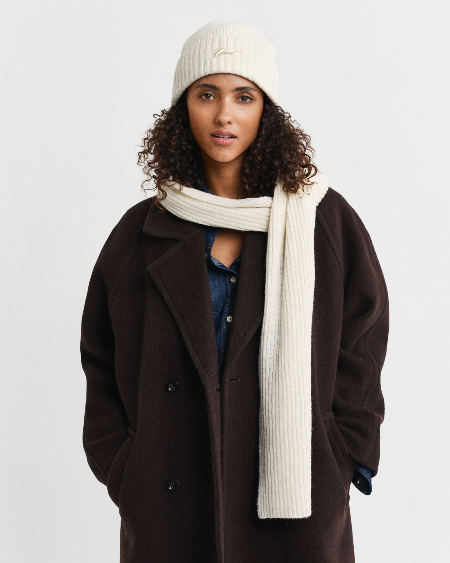 Script Beanie & Scarf Gift Set