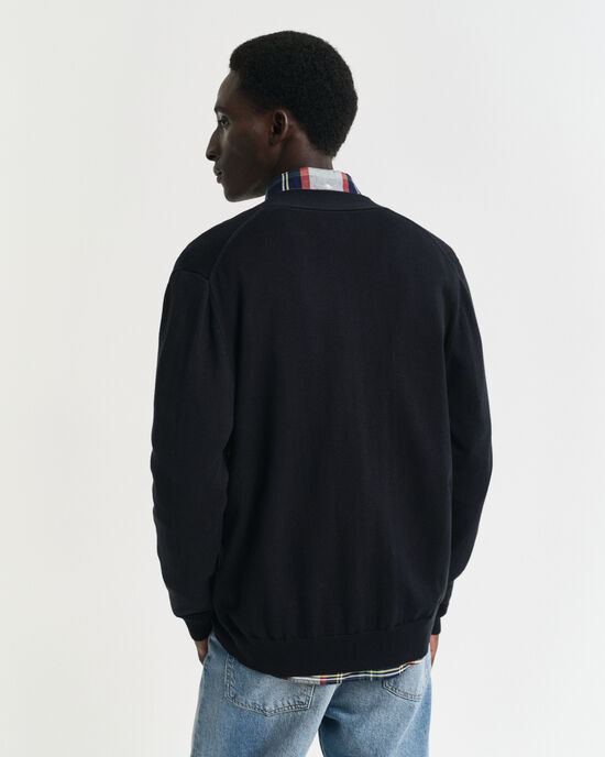 Classic Cotton V-Neck Cardigan