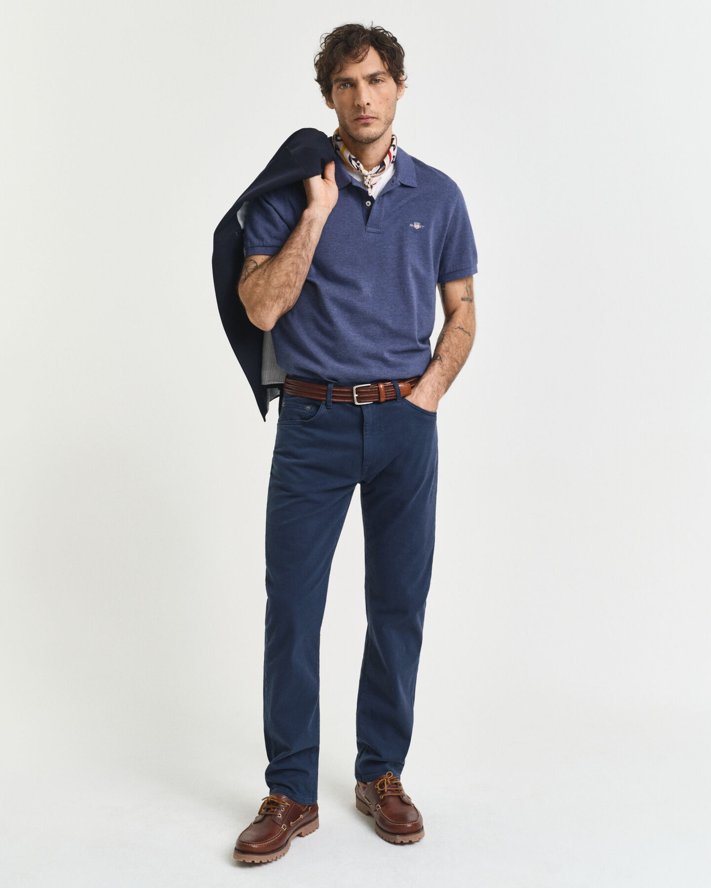 Regular Fit Shield Piqué Polo Shirt