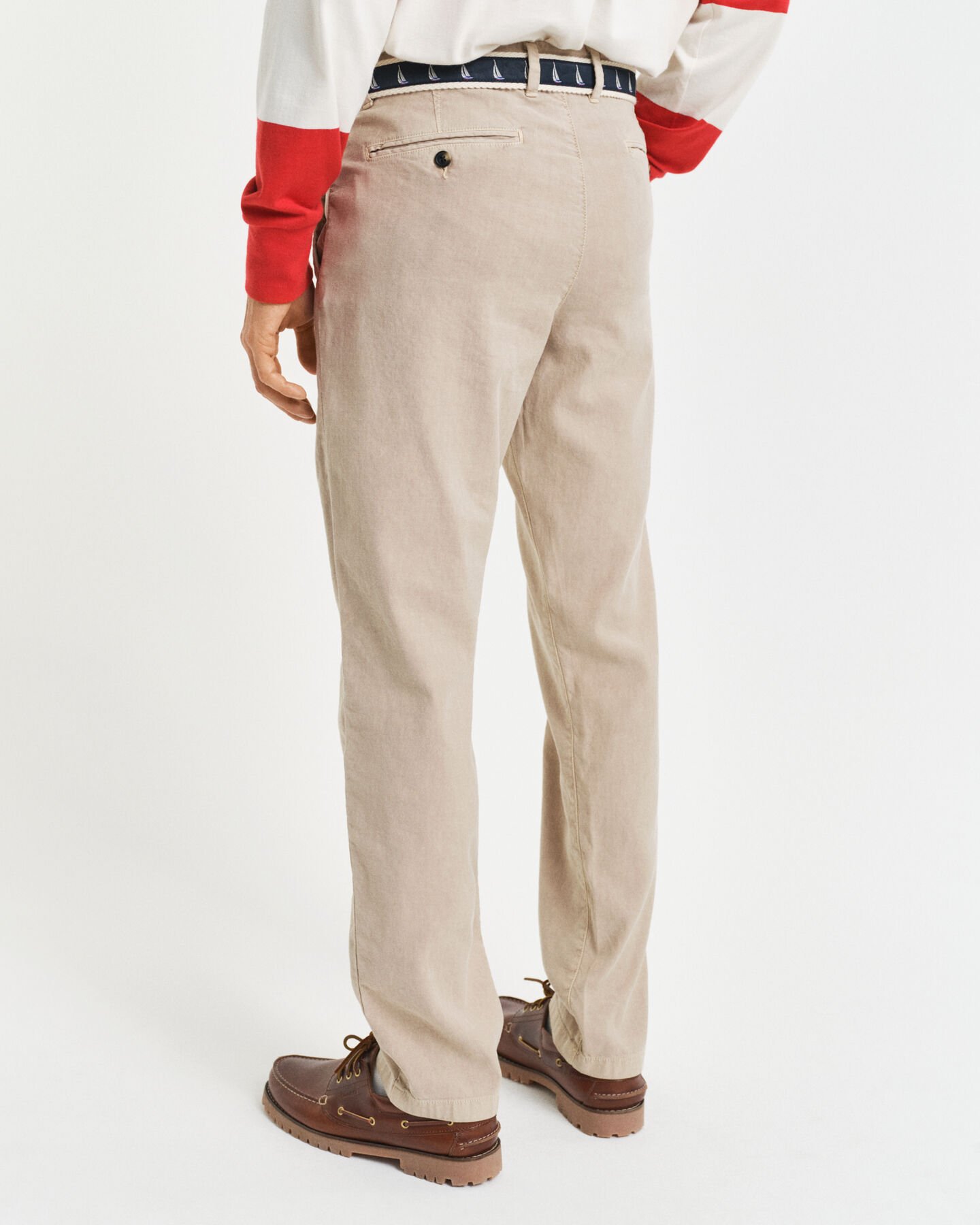 Slim Fit Cotton Linen Chinos
