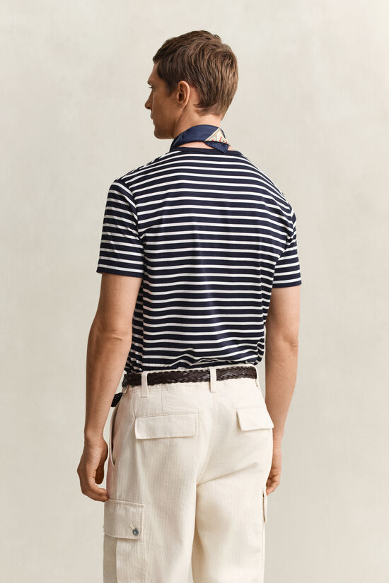 Pima Cotton Striped T-Shirt