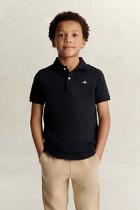 Teens Shield Piqu&eacute; Polo Shirt