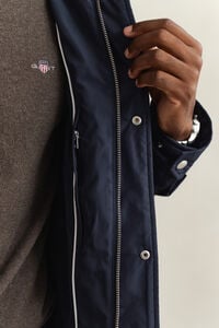 Quilted Windcheater Mid-Length Jacket