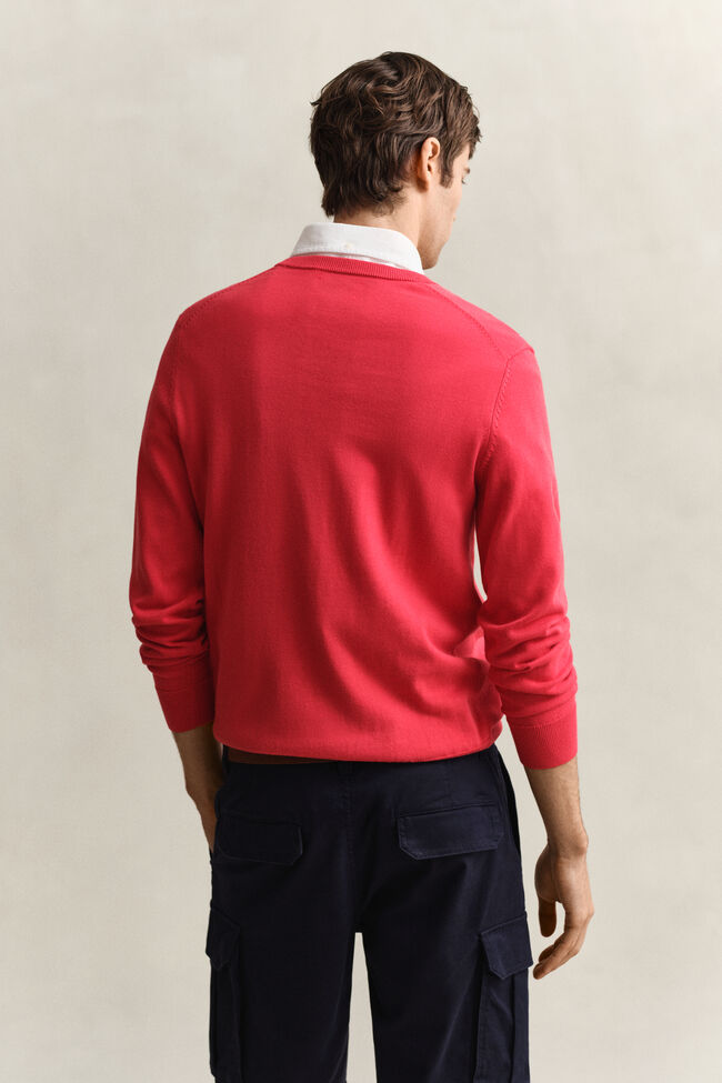 Classic Cotton V-Neck Sweater
