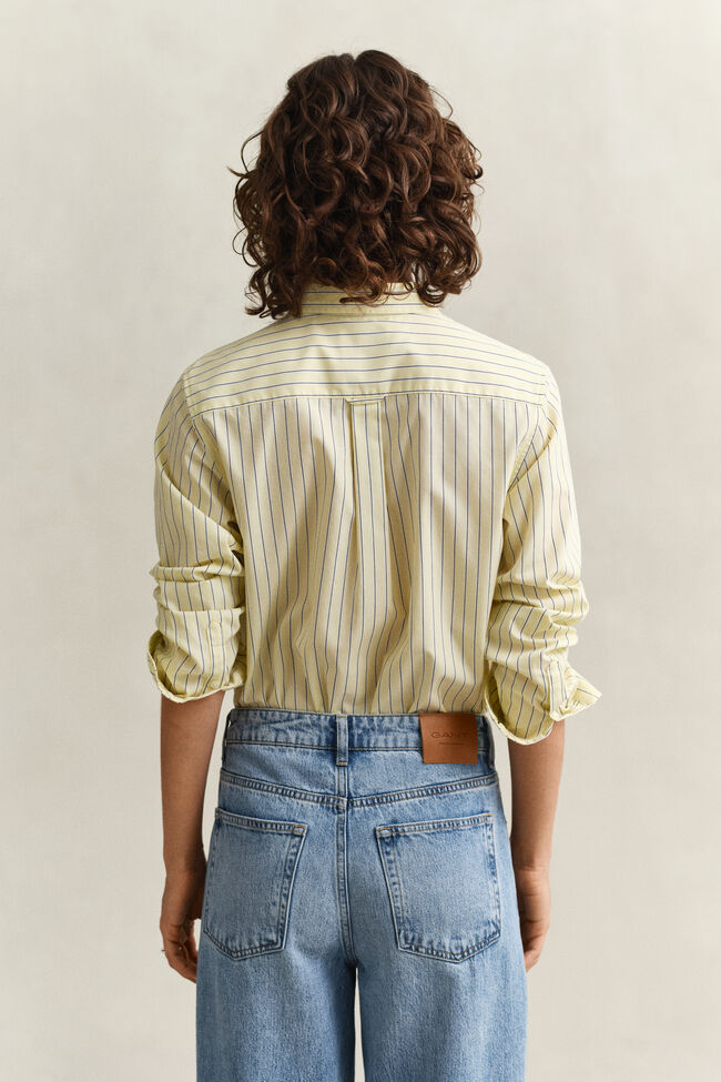 Regular Fit Classic Striped Poplin Shirt