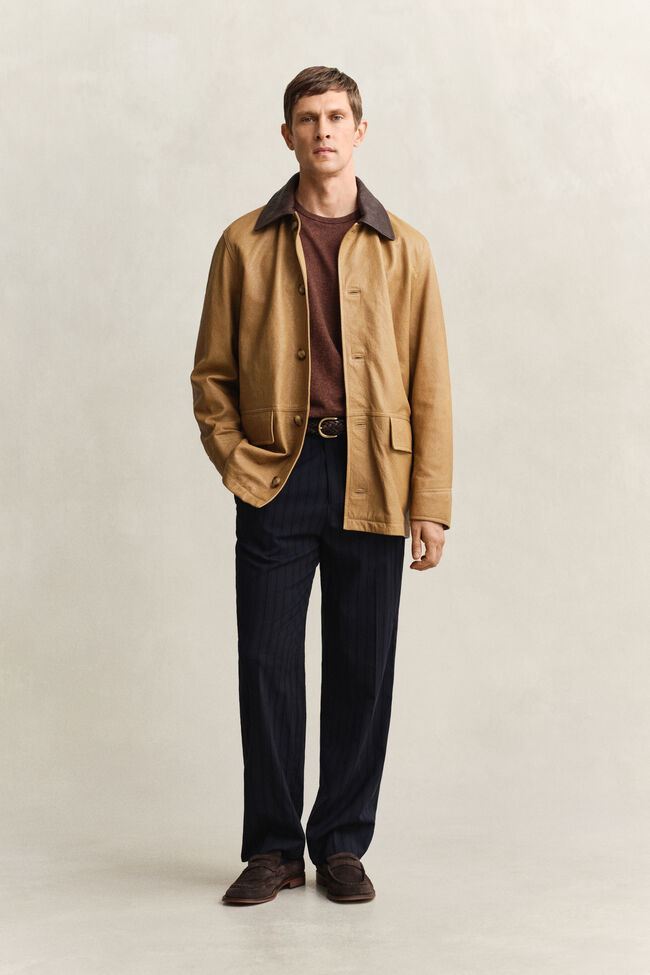 Slub Cotton Blend Sweater