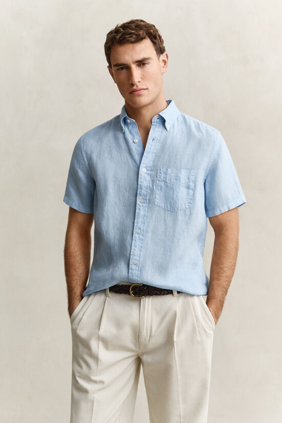 Short Sleeve Linen Shirt