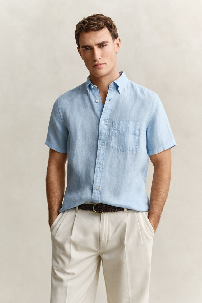 Short Sleeve Linen Shirt