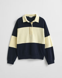 Piqué Textured Color Blocked Rugger