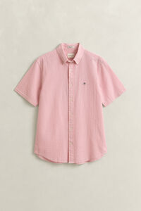 Striped Seersucker Short Sleeve Shirt