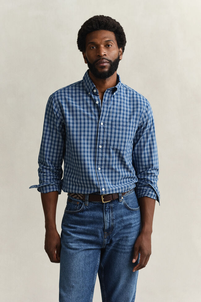 Indigo Checked Shirt