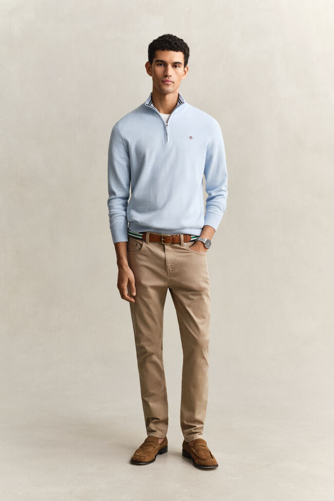 Classic Cotton Half-Zip Sweater