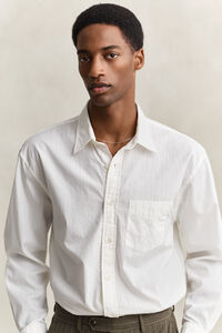 Relaxed Fit Dobby Striped Shirt