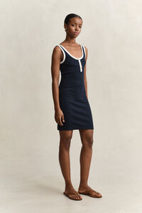 Ribbed Tank Dress