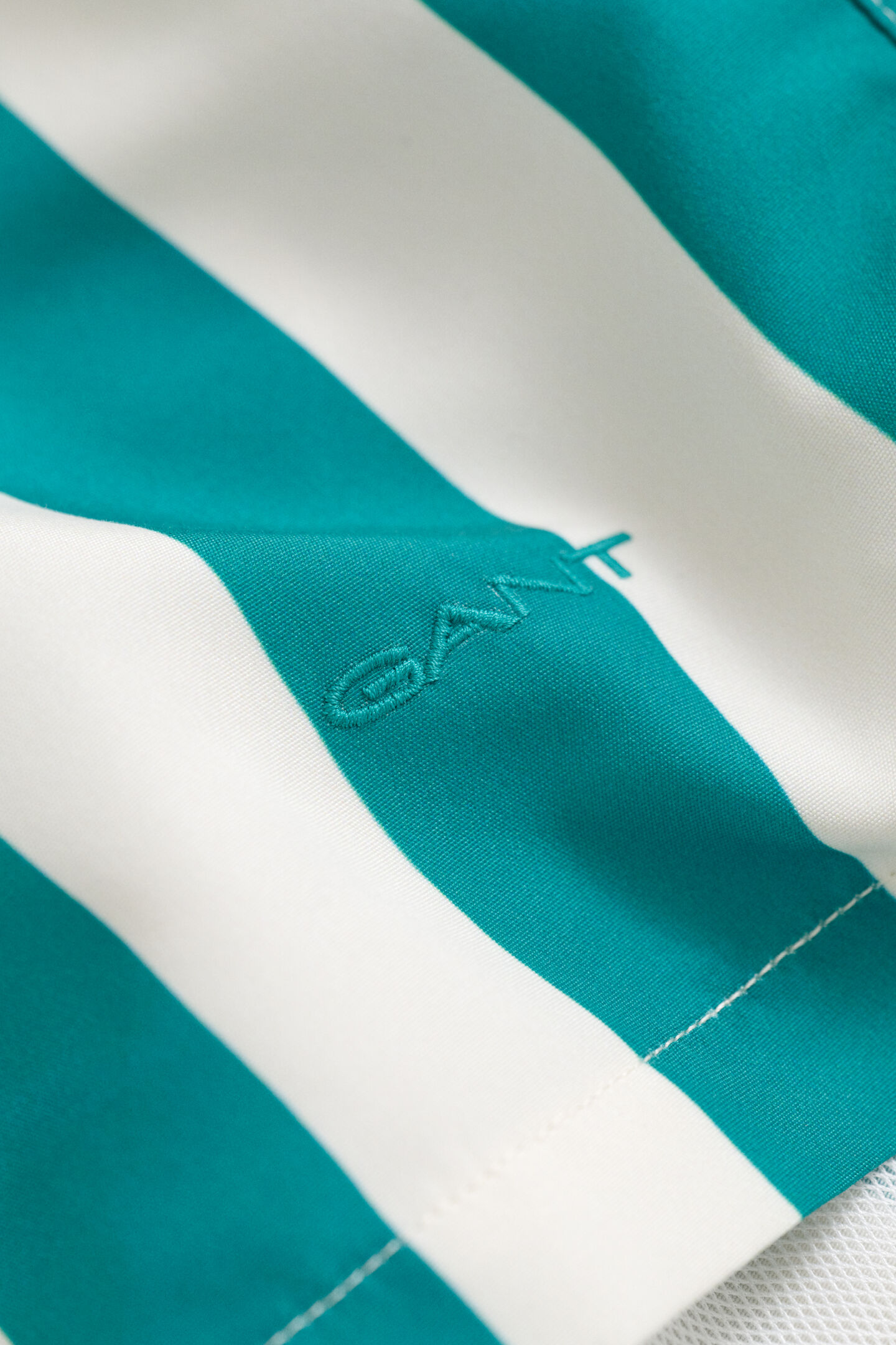 Block Striped Swim Shorts