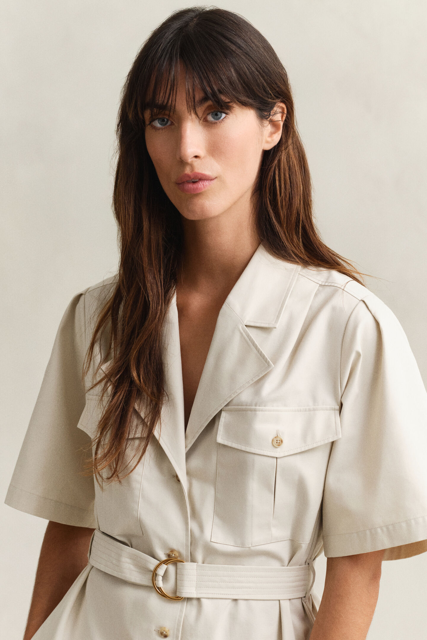 Belted Utility Dress