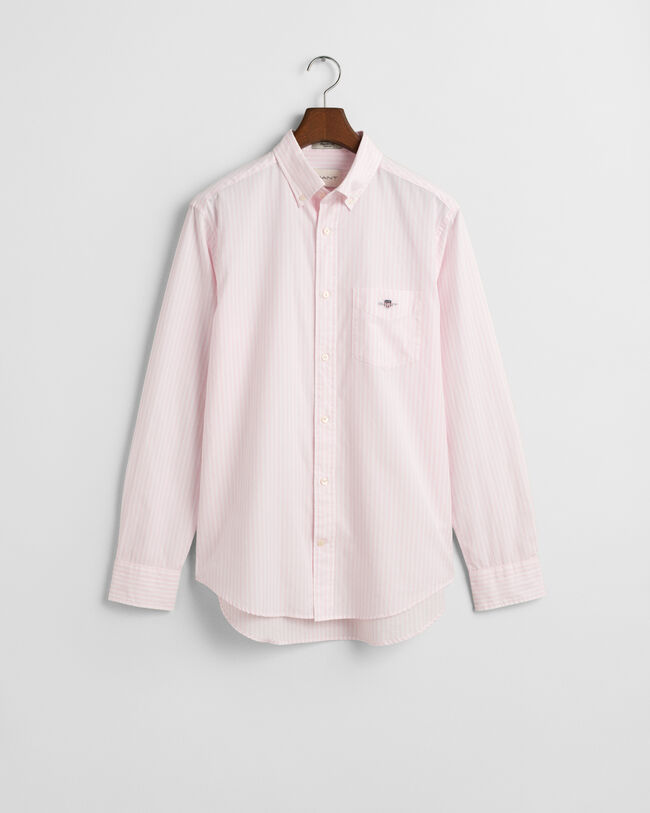 Regular Fit Classic Striped Poplin Shirt