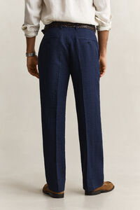 Indigo Seersucker Suit Pants