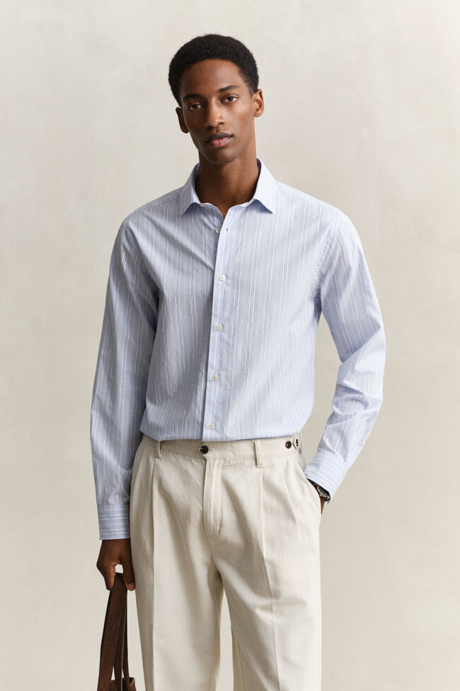 Regular Fit Dobby Striped Shirt