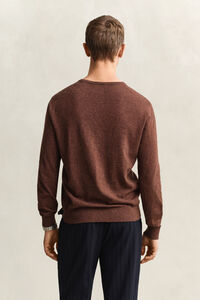 Slub Cotton Blend Sweater