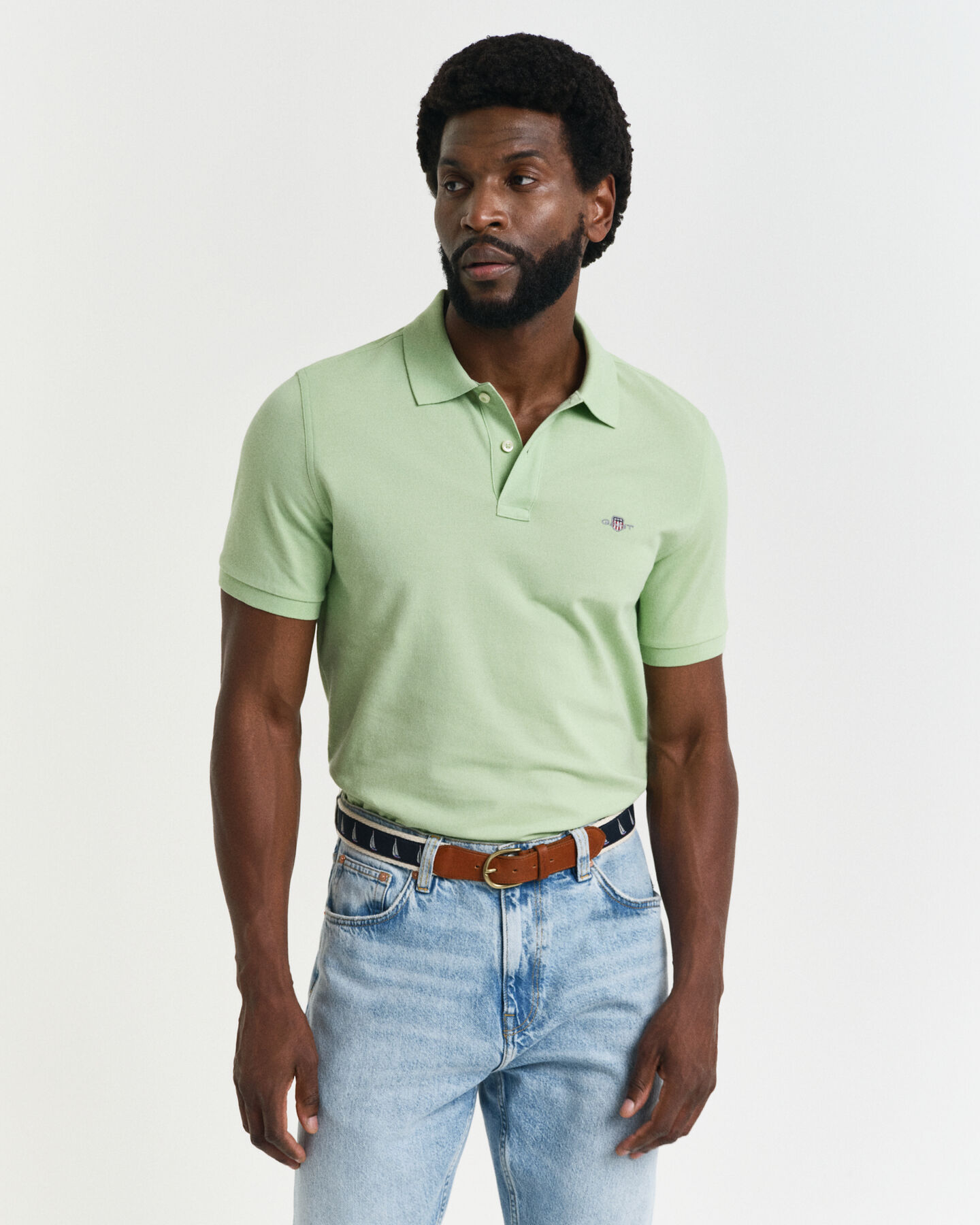 Regular Fit Shield Piqué Polo Shirt