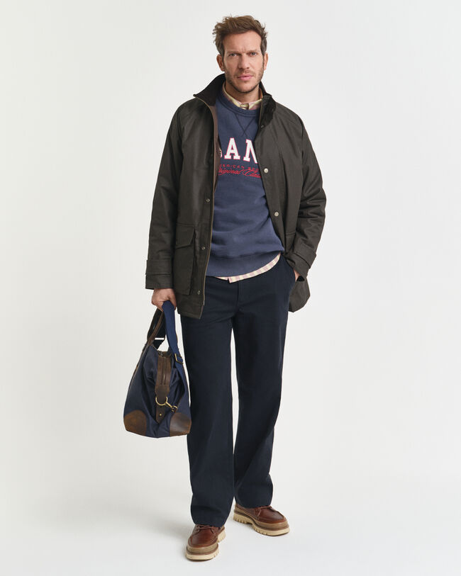 Collegiate Graphic Crew Neck Sweatshirt