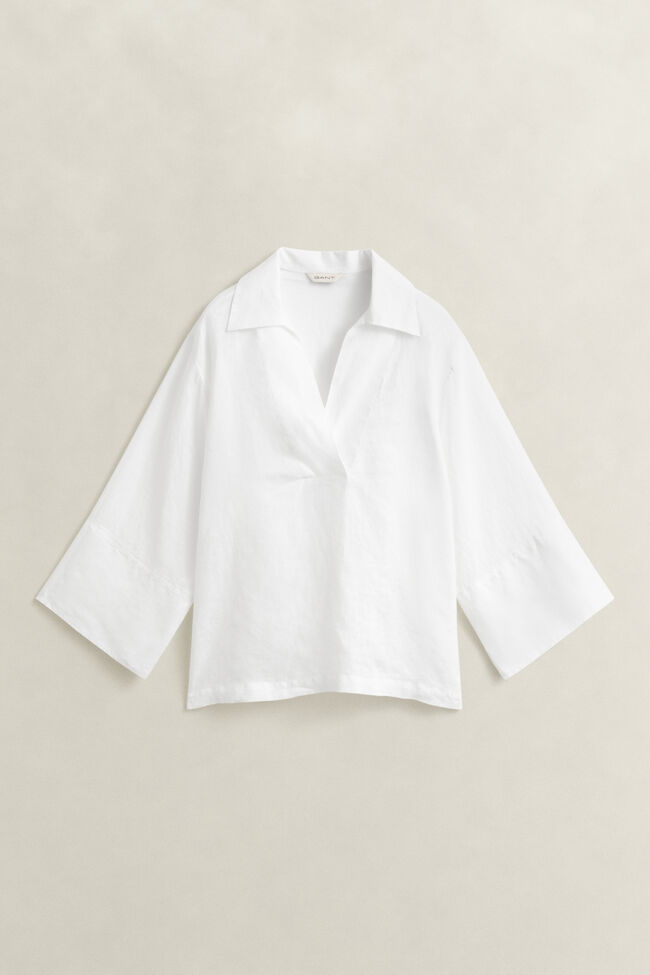 Popover Linen Shirt