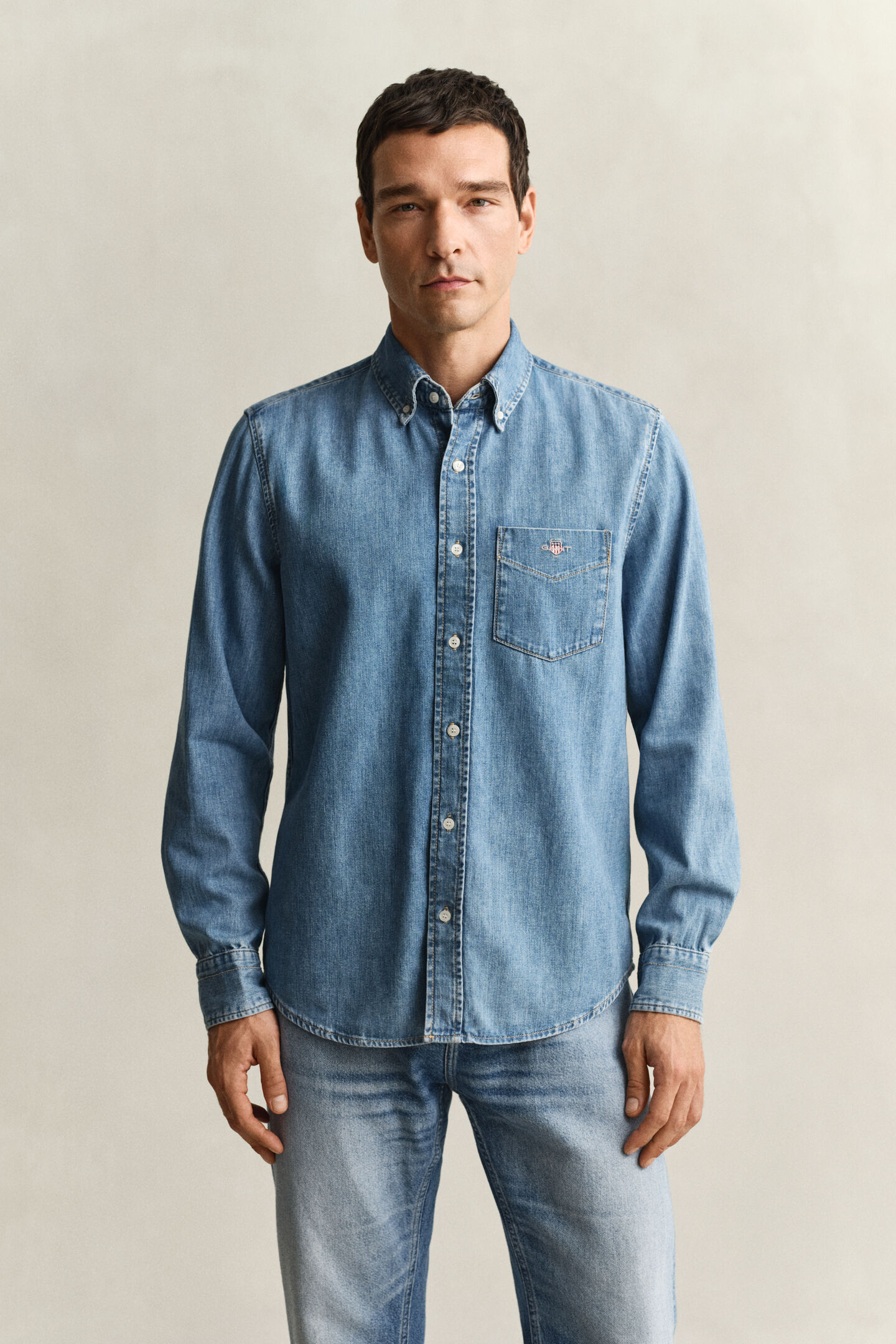 Regular Fit Denim Shirt