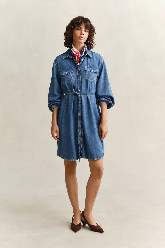 Denim Shirt Dress