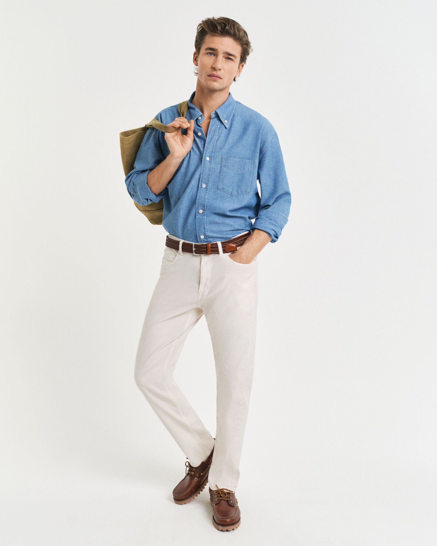 Regular Fit Cotton Linen Jeans
