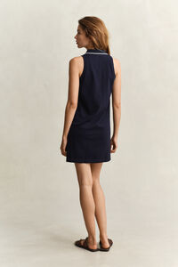 Sleeveless Piqu&eacute; Polo Dress