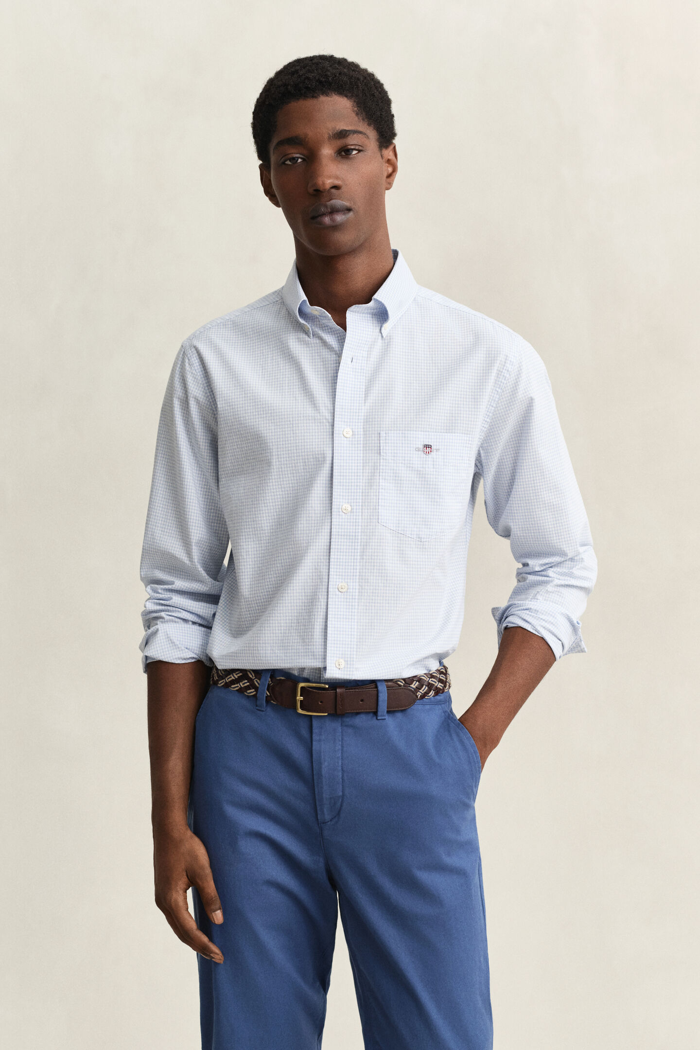 Gingham Classic Poplin Shirt